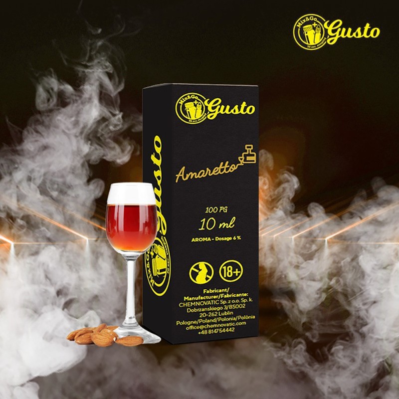 Arôme Mix&Go Gusto 10ml - Amaretto | EliqVapoteur