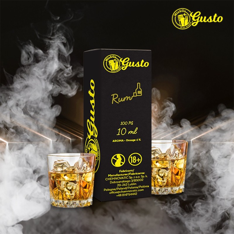 Arôme Mix and Go Gusto 10 ml - Rhum | EliqVapoteur