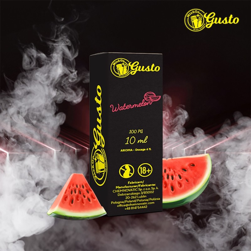 Arôme Mix and Go Gusto 10 ml - Pastèque | EliqVapoteur