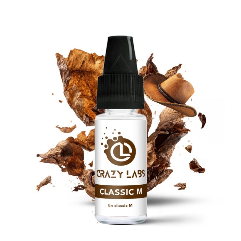 Crazy Labs E-liquid 10ml - Classic M 12mg | EliqVapoteur