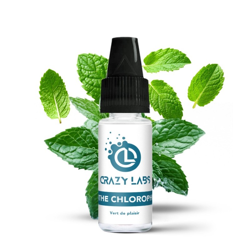 Crazy Labs E-liquid 10ml - Menthe Chlorophylle 6mg | EliqVapoteur