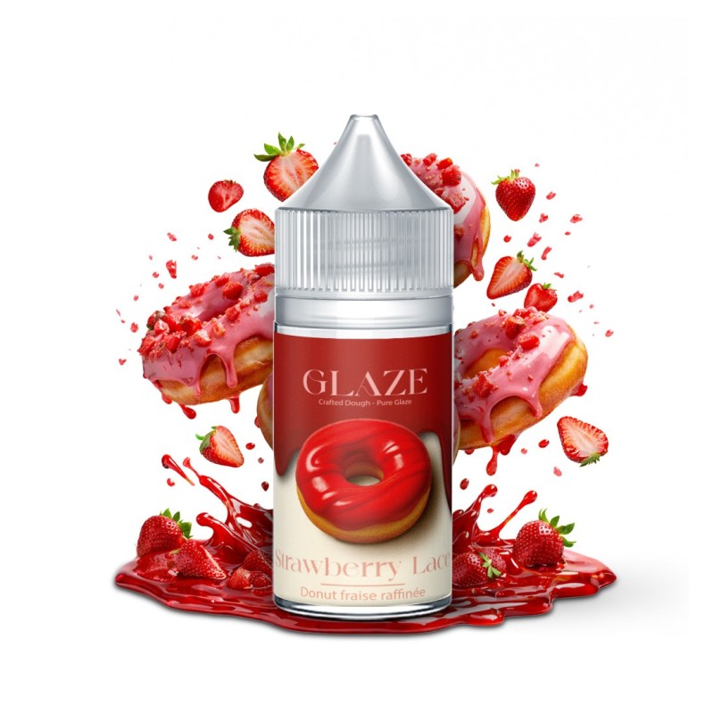Glaze Concentrate 30ml - Strawberry Lace | EliqVapoteur