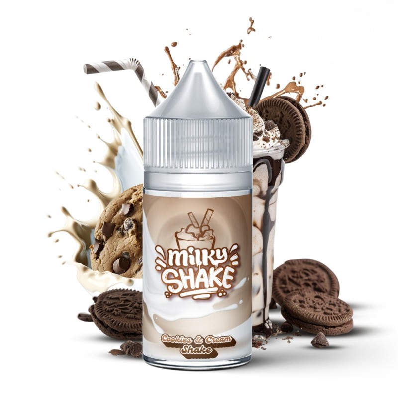 Aromat Milky Shake 30ml - Cookies & Cream Shake | EliqVapoteur