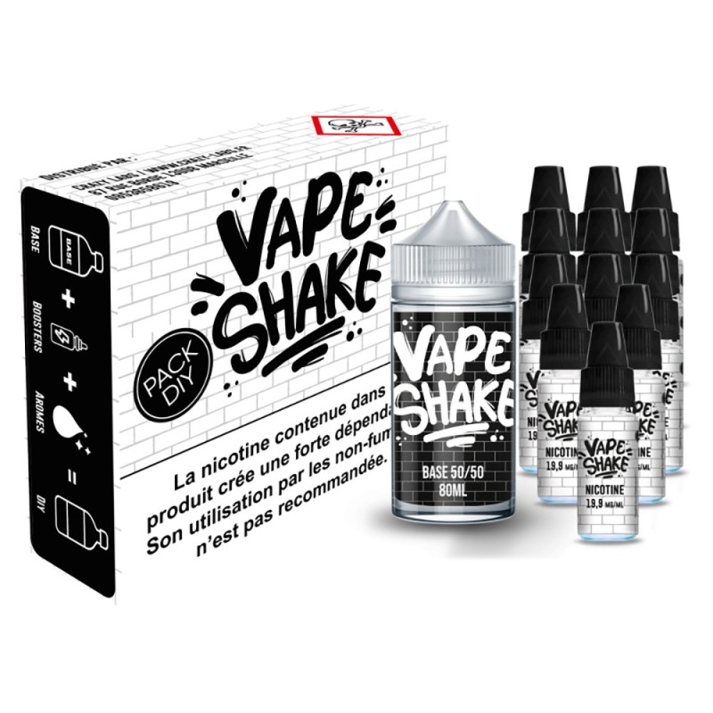 Pack DIY Vape Shake - 18MG 50/50 200ML | EliqVapoteur