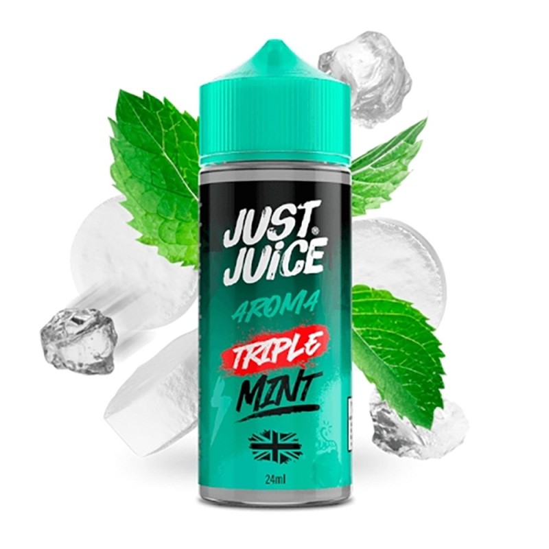 Just Juice Mint Range Longfill 24/120ml - Triple Mint | EliqVapoteur