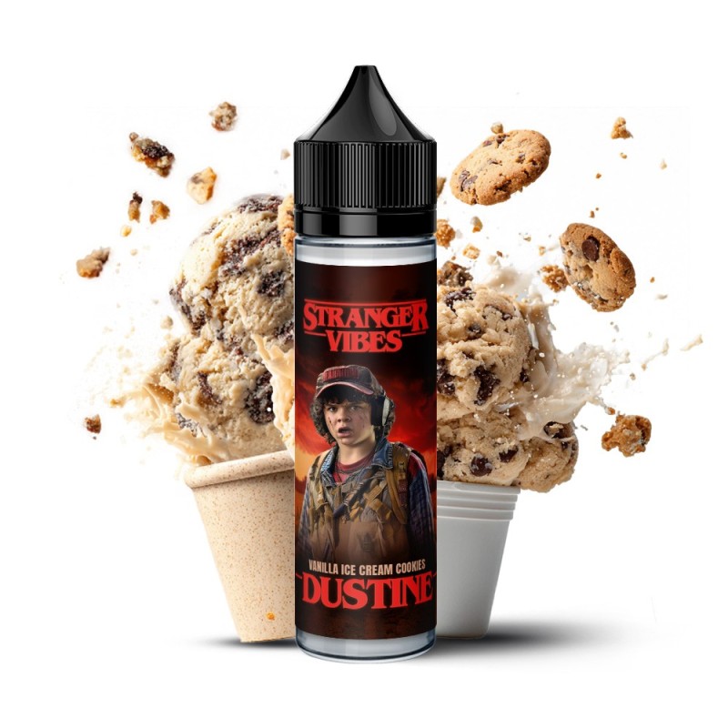Longfill Strangers Vibe DUSTINE 6/75ml - Vanilla Ice Cream Cookies | EliqVapoteur