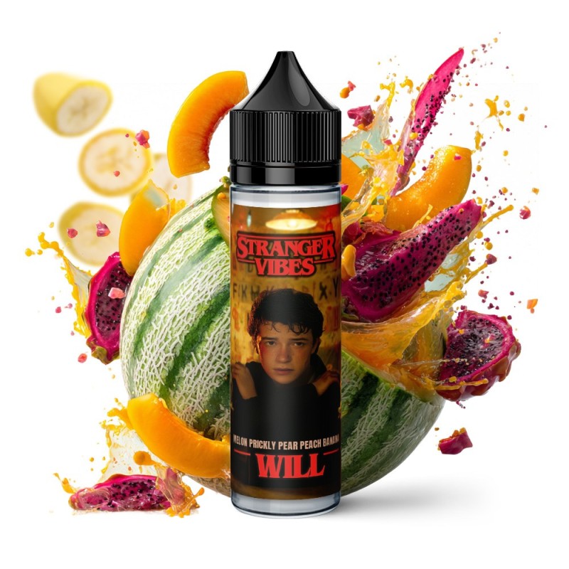Longfill Strangers Vibe WILL 6/75ml - Melon Prickly Pear Peach Banana | EliqVapoteur