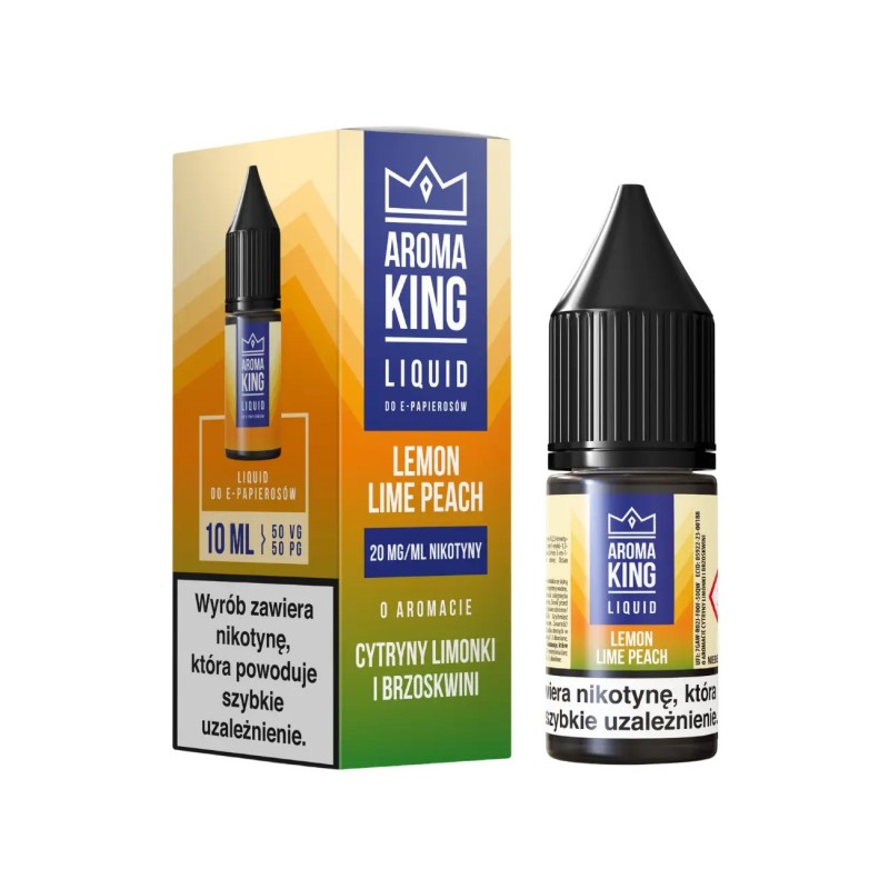 E-liquide Aroma King Salt V2 10ml - Lemon Lime Peach 20mg | EliqVapoteur