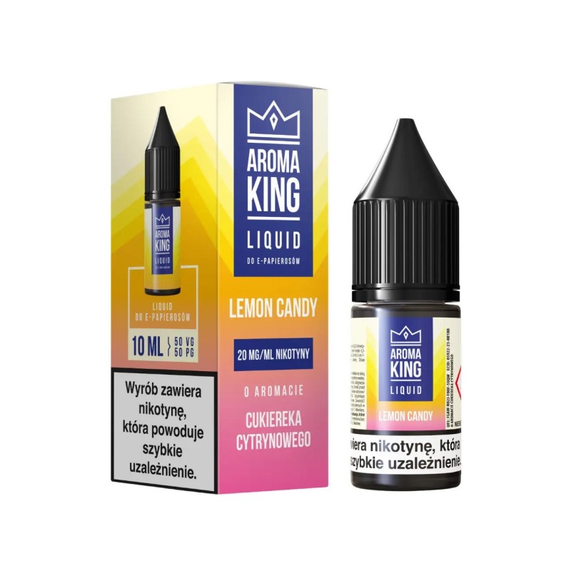 Aroma King Salt V2 E-Liquid 10ml - Lemon Candy 20mg | EliqVapoteur