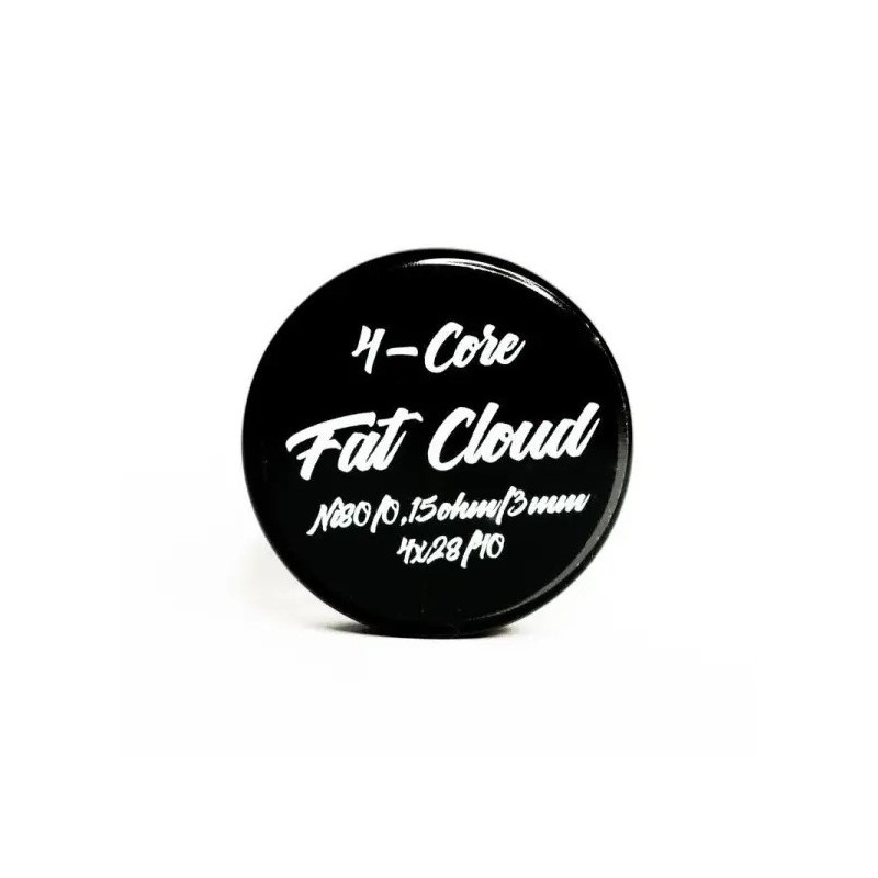 Résistance Fat Cloud - 4 Core Fused Clapton Ni80 0.15Ω | EliqVapoteur
