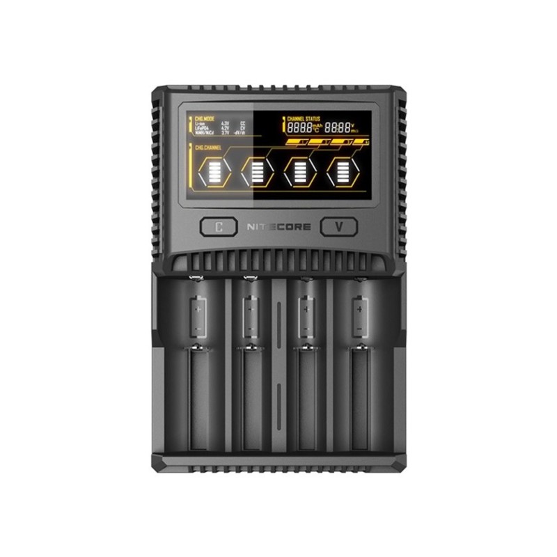 Chargeur - Nitecore SC4 6A - Charge Intelligente de Batterie | EliqVapoteur