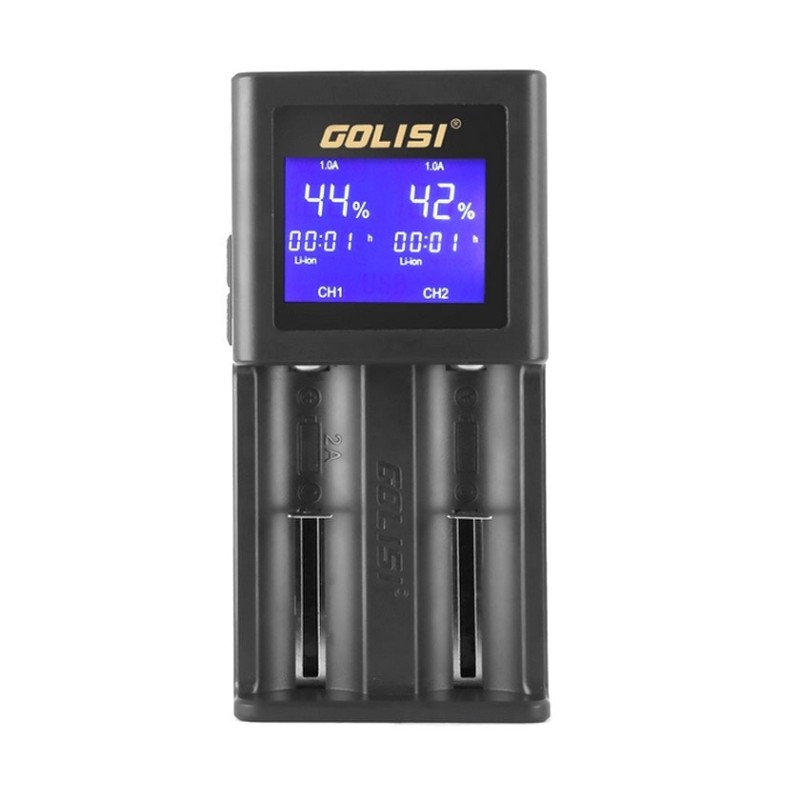 Ładowarka - Golisi S2 2.0A Smart Charger with LCD Screen | Eliq Vapoteur