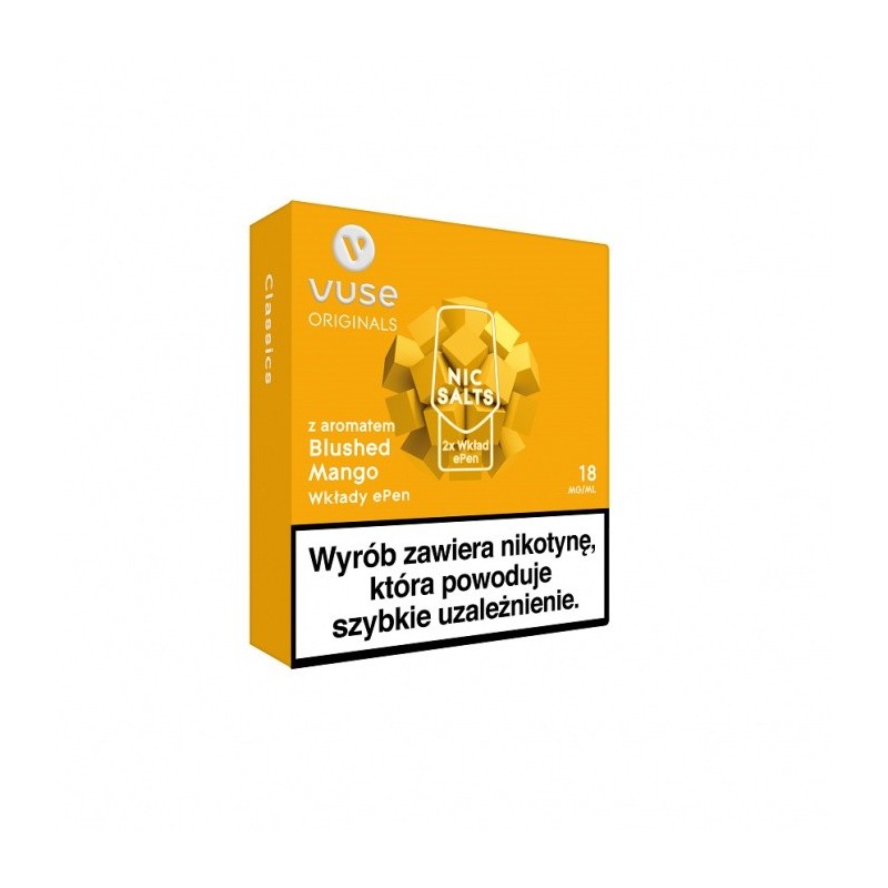 Vuse ePod Blushed Mango 18mg /ml (2 szt.) | Eliq Vapoteur