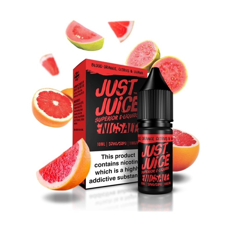 E-liquide Just Juice 10ml - Blood Orange Guava 20mg | EliqVapoteur