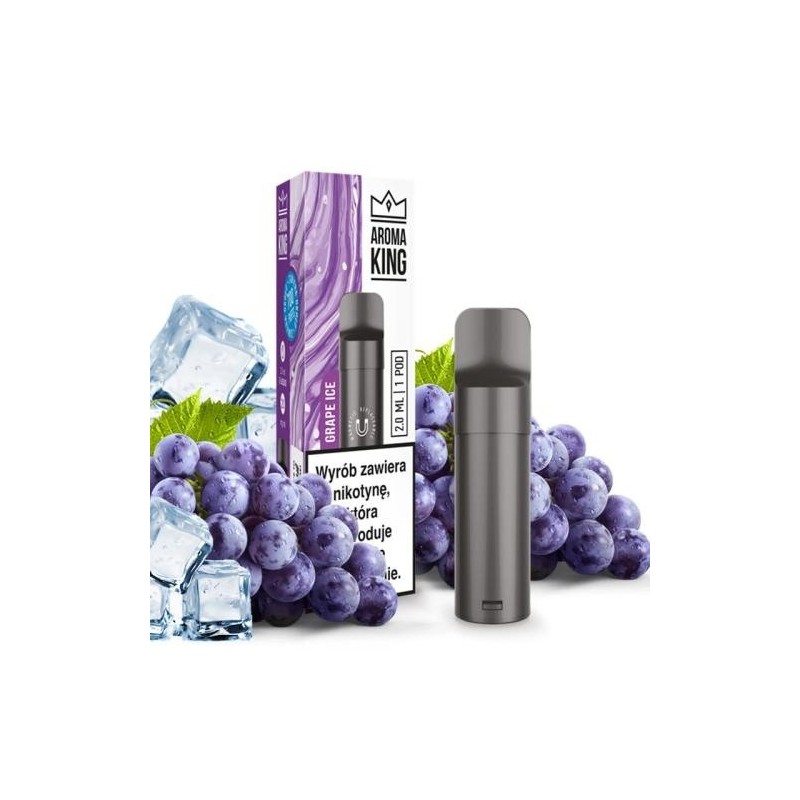 Aroma King Pod Cartridge - Grape Ice | EliqVapoteur