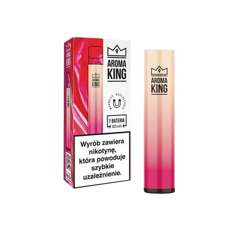 Batterie 400mah Pod Aroma King - Rose | Eliq Vapoteur