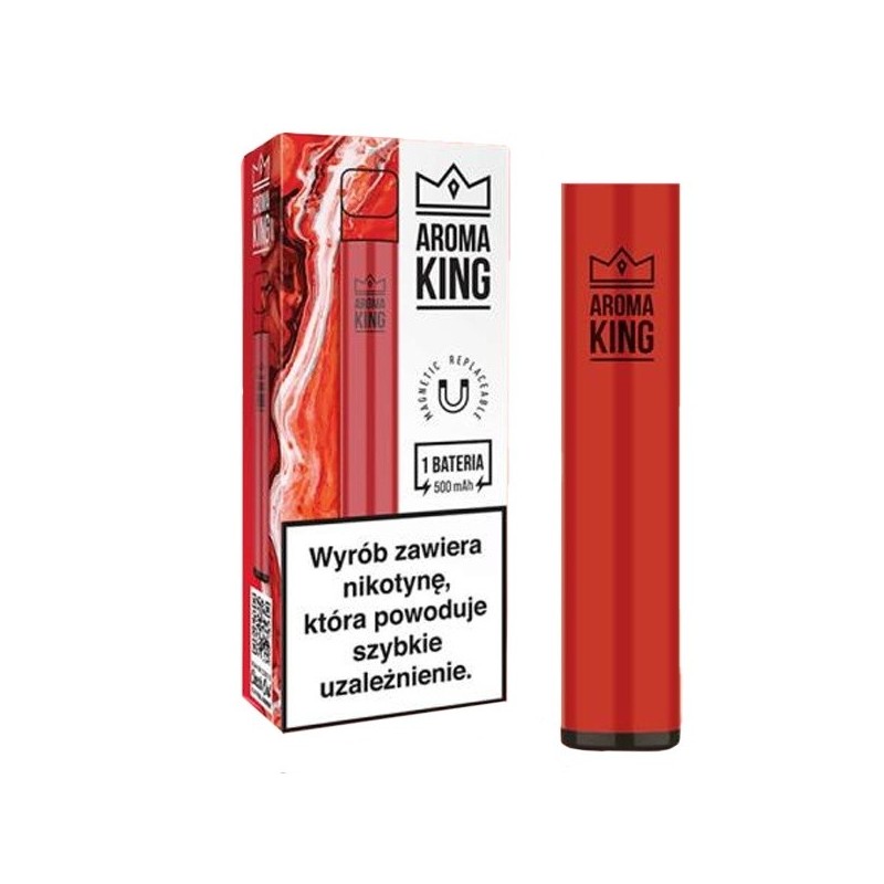 Batterie 400mah Pod Aroma King - Rouge | Eliq Vapoteur