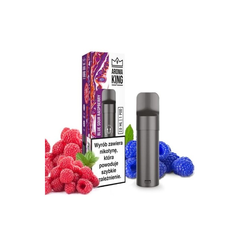 Aroma King Pod Cartridge - Blue Sour Raspberry | EliqVapoteur