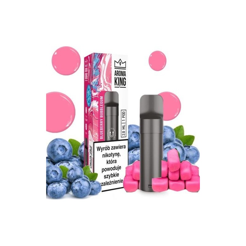 Cartouche de recharge Aroma King Pod - Bubblegum Blueberry (A25) | Eliq Vapoteur