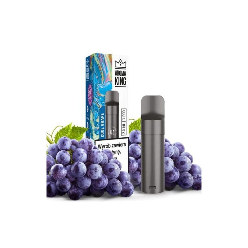Aroma King Pod Cartridge - Grape Cool | EliqVapoteur