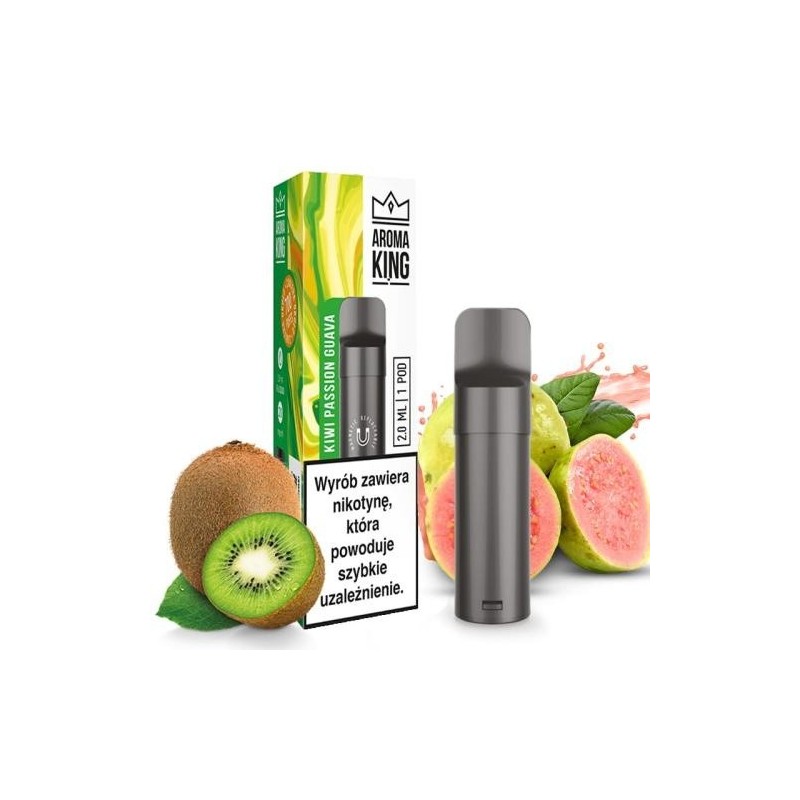 Aroma King Pod Cartridge - Kiwi Passion Guava | Eliq Vapoteur