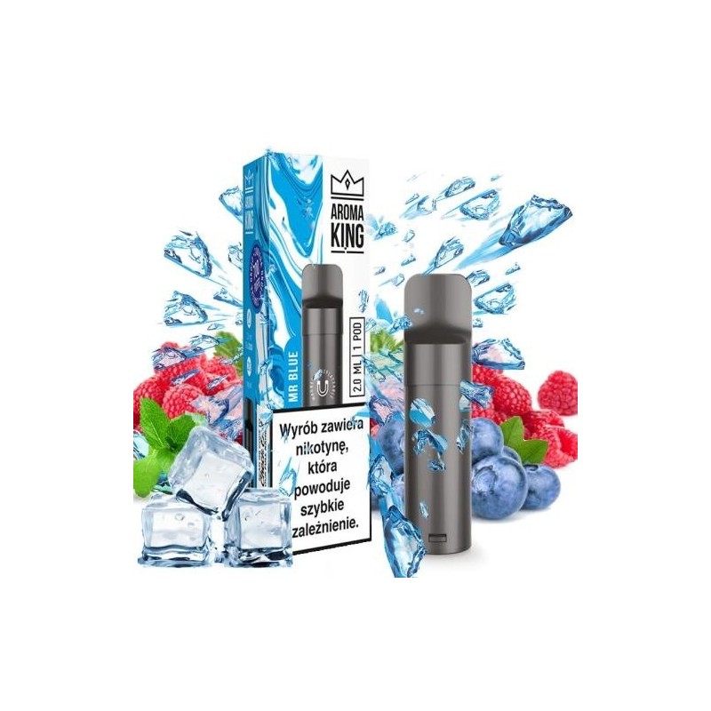 Cartouche de recharge Aroma King Pod - Mr Blue (A25) | Eliq Vapoteur