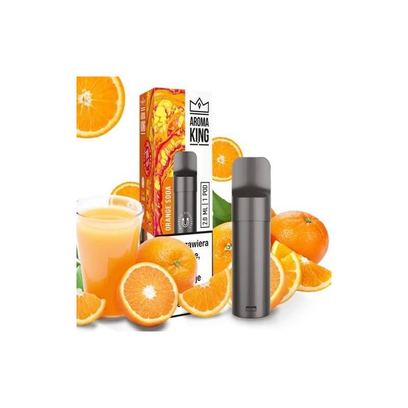 Cartouche de recharge Aroma King Pod - Orange Soda (A25) | Eliq Vapoteur