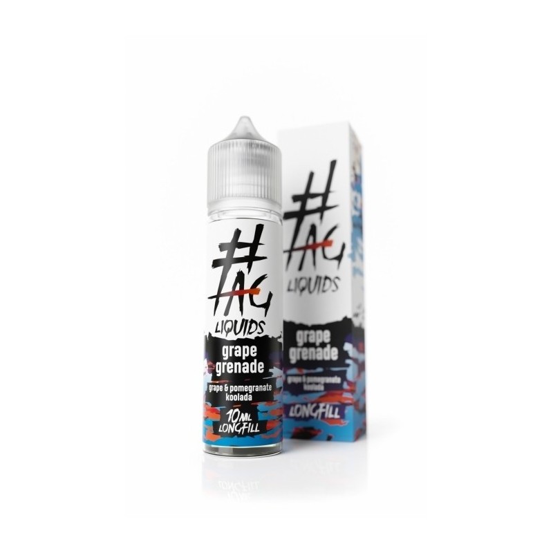 Longfill Hasztag TAG 10/60ml - Grape Granade (A25) | Eliq Vapoteur