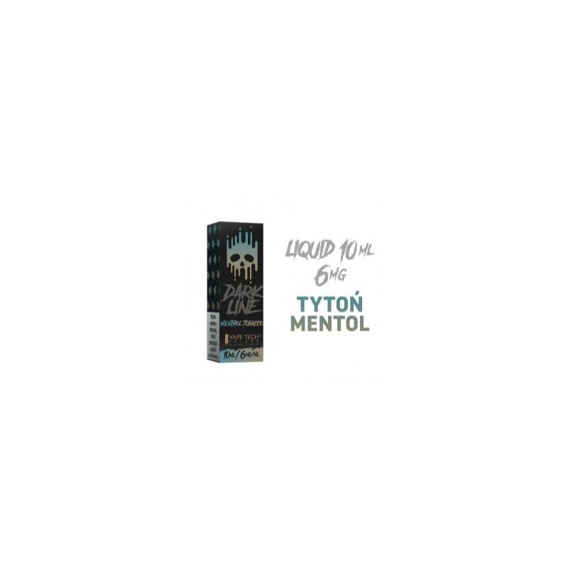 Liquid DARK LINE 10ml - Menthol Tobacco 6mg (A25) | Eliq Vapoteur