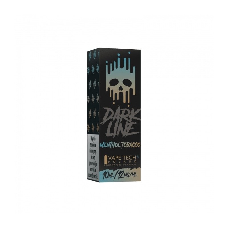 Liquid DARK LINE 10ml - Menthol Tobacco 12mg (A25) | Eliq Vapoteur