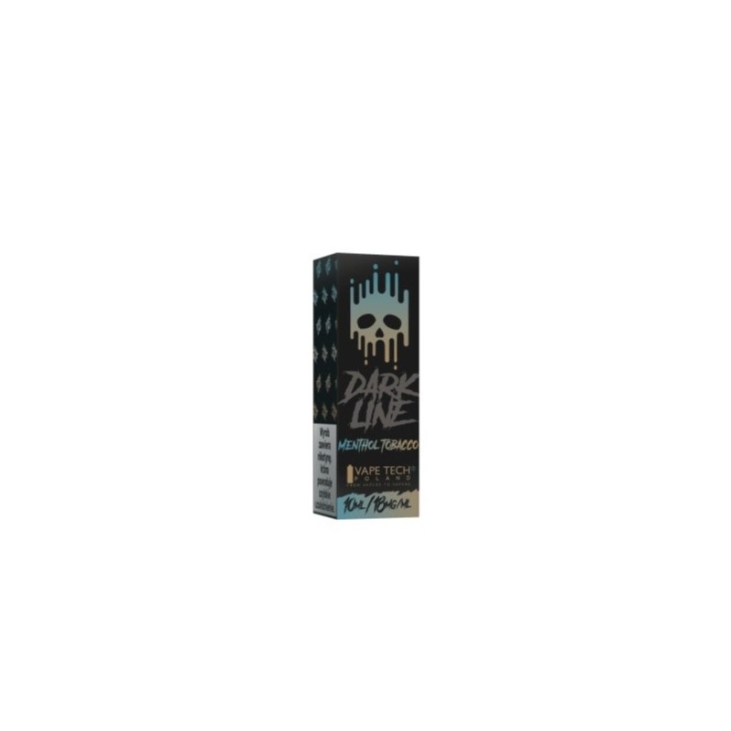 Liquid DARK LINE 10ml - Menthol Tobacco 18mg (A25) | Eliq Vapoteur