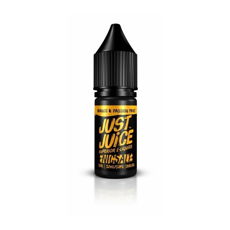 Liquid Just Juice 10ml - Mango & Passion Fruit 11mg | Eliq Vapoteur