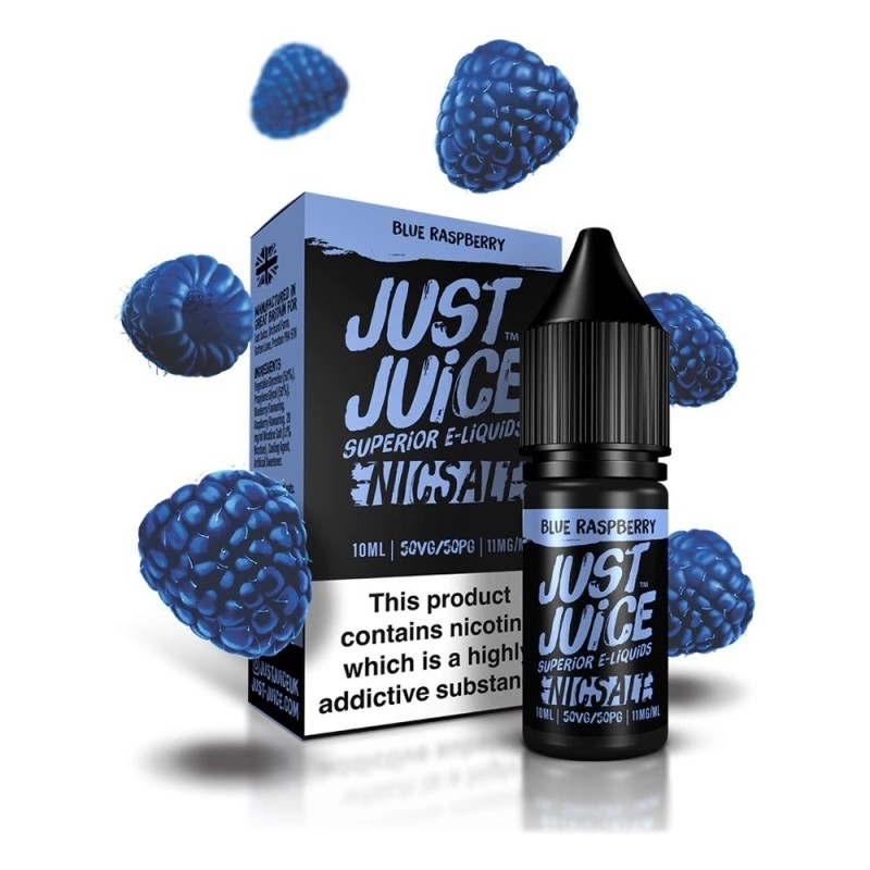 Liquid Just Juice 10ml - Blue Raspberry 20mg (A25) | Eliq Vapoteur