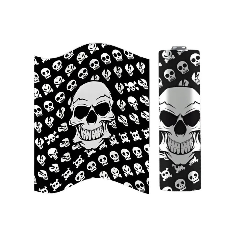 T-shirt - Skull - Heat Shrinkable for 18650 Battery | Eliq Vapoteur T-shirt - Skull - Heat Shrinkable for 18650 Battery | Eliq Vapoteur