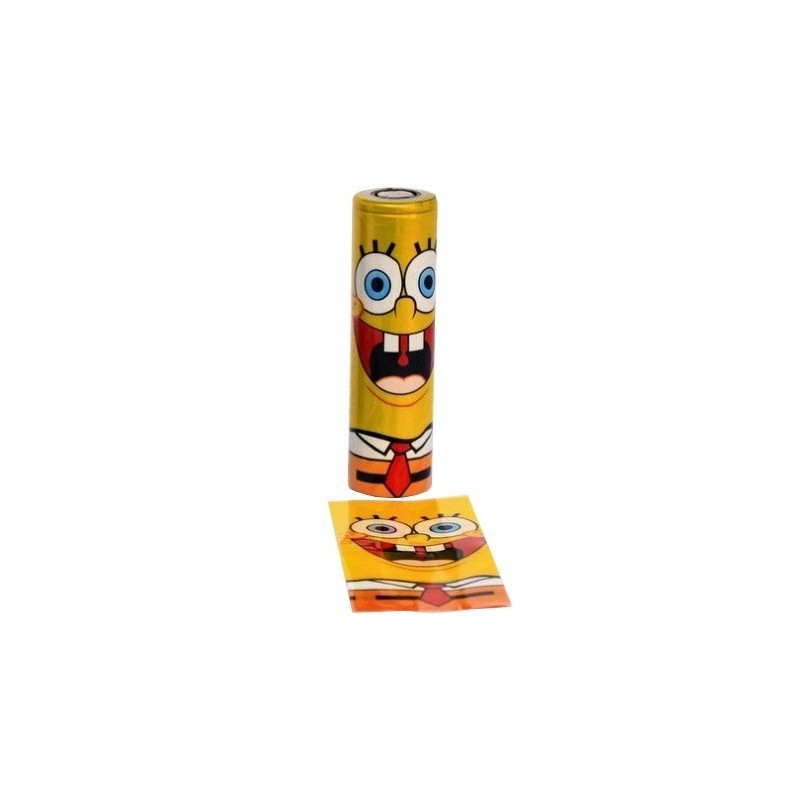 Koszulka Termokurczliwa - Spongebob - na akumulator 18650 | Eliq Vapoteur