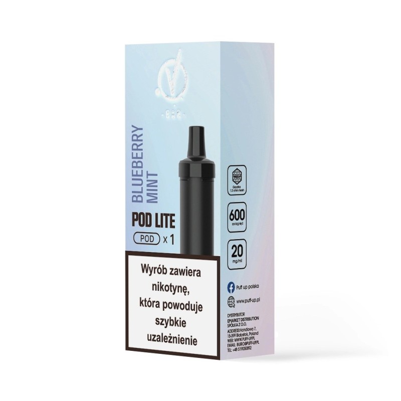 Kartridż Wkład Cubo Pod 20mg 2ml - Blueberry Mint (A25) | Eliq Vapoteur
