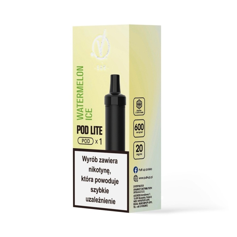Kartridż Wkład Cubo Pod 20mg 2ml - Watermelon Ice (A25) | Eliq Vapoteur