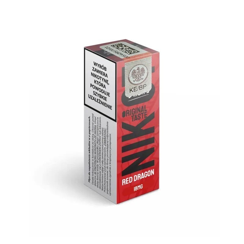 Liquid Dillon's Nikot 10ml - Red Dragon 18MG | Eliq Vapoteur