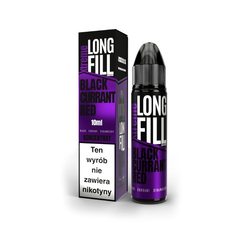 Longfill Xtreme Vapour 10/60ml - Blackcurrant Red | Eliq Vapoteur