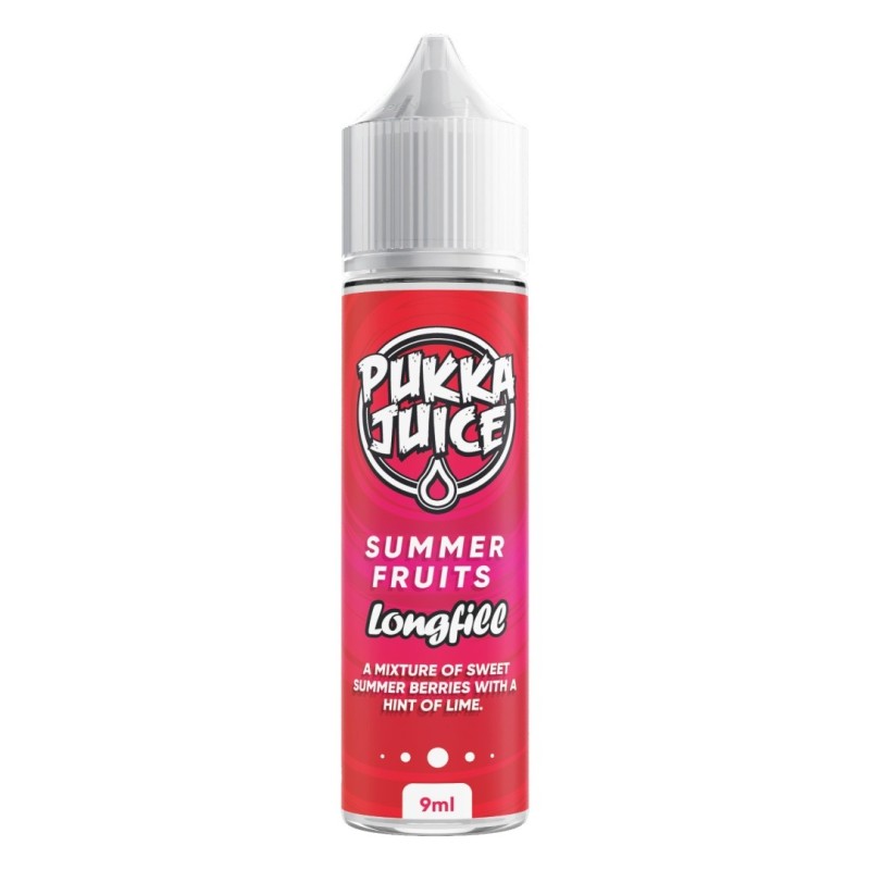Longfill Pukka Juice 9/60ml - Fruits d'été | Eliq Vapoteur