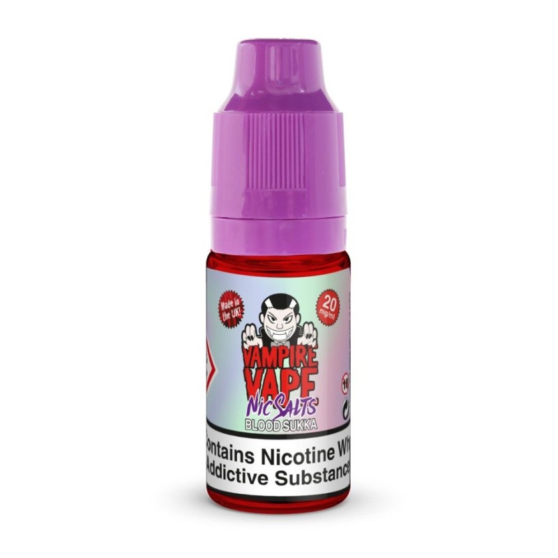 Liquid Vampire Vape Salt 10 ml 20mg - Blood Sukka (A25) | Eliq Vapoteur