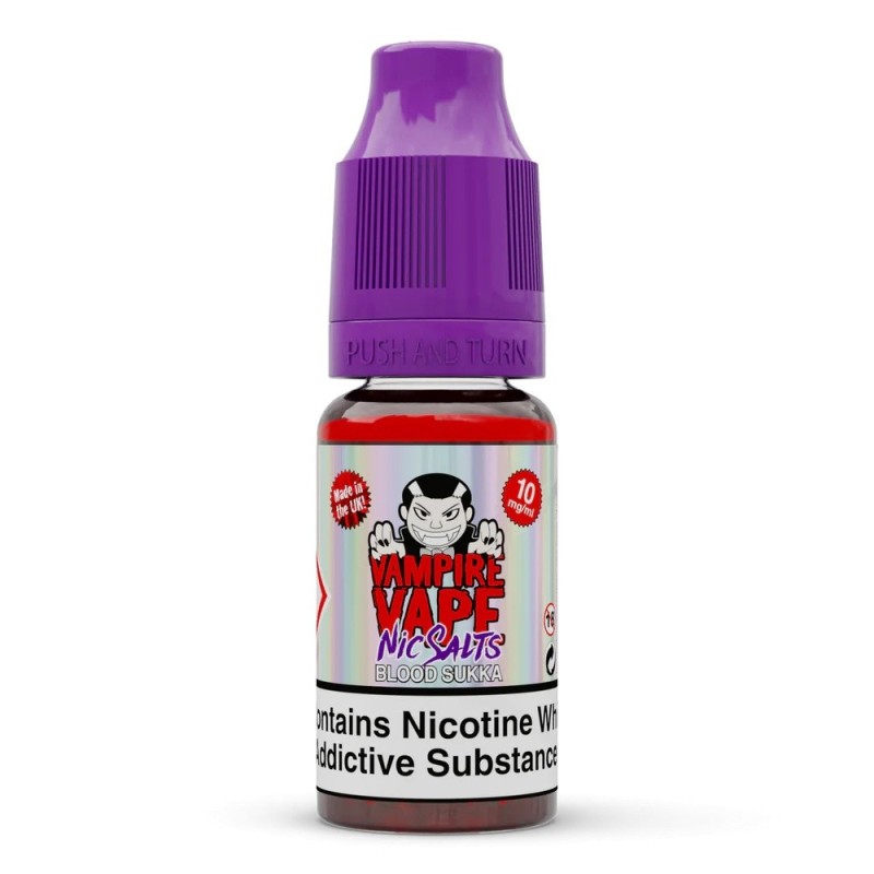 Liquid Vampire Vape Salt 10 ml 10mg - Blood Sukka | Eliq Vapoteur
