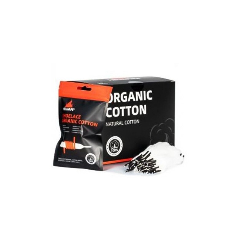 Bawełna Shoelace Organic Cotton (single lace) (40pcs) - Hellvape | Eliq Vapoteur