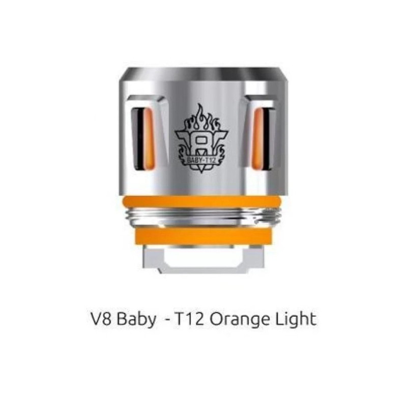 Grzałka SMOK V8 Baby T12 Light - Orange | Eliq Vapoteur