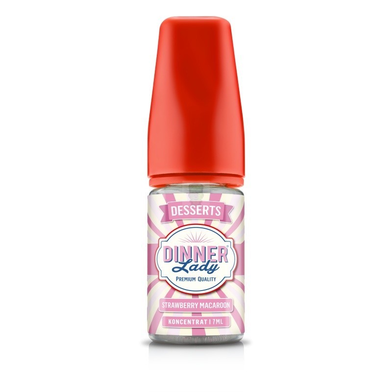 Longfill Dinner Lady 7/30ml - Strawberry Macaroon | Eliq Vapoteur