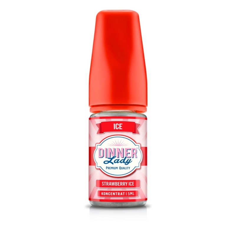 Longfill Dinner Lady 5/30ml - Strawberry Ice | Eliq Vapoteur