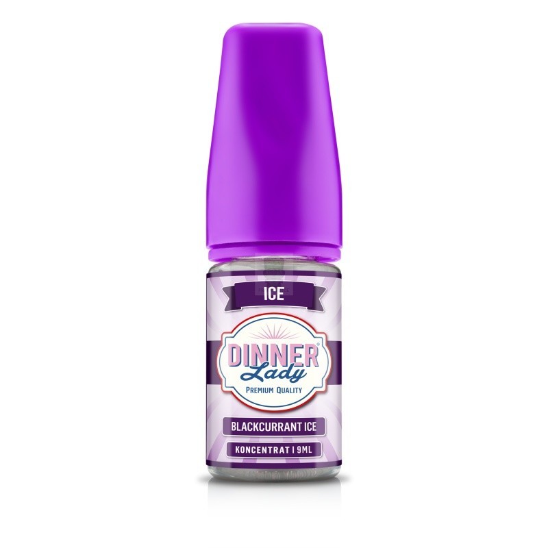 Longfill Dinner Lady 9/30ml - Blackcurrant Ice | Eliq Vapoteur
