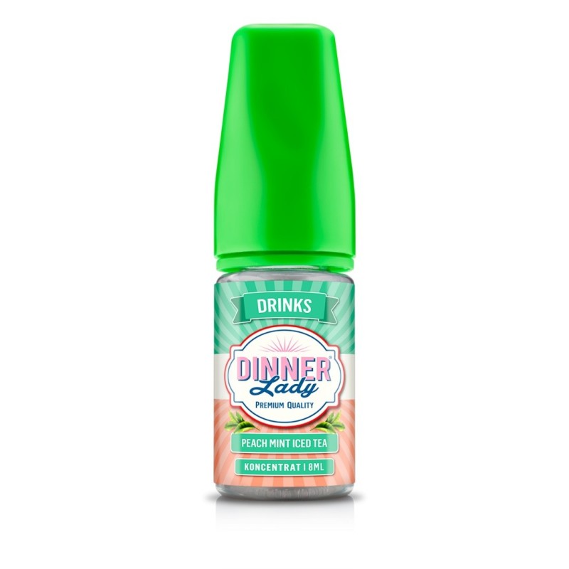 Longfill Dinner Lady 8/30ml - Peach Mint Iced Tea | Eliq Vapoteur