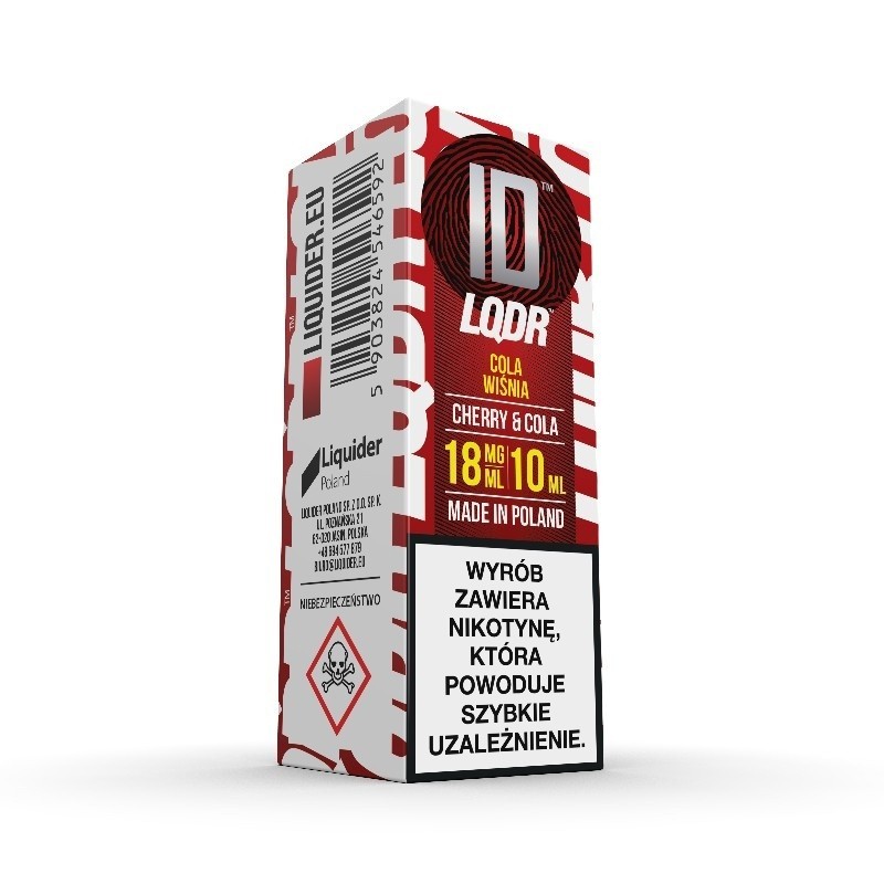 ID E-liquid - 10ml Cherry&Cola 18mg | EliqVapoteur