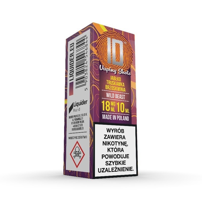 E-liquide ID - 10ml Wild Beast 18mg | EliqVapoteur